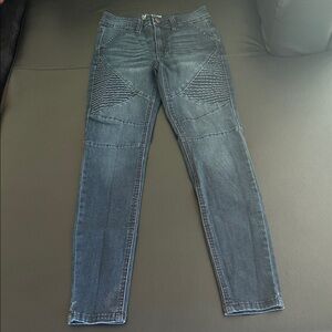 NOBO Women's High Rise Dark Blue Skinny Jeans